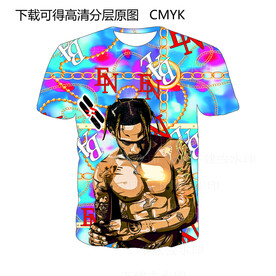 嘻哈 大牌 男装 印花 定位