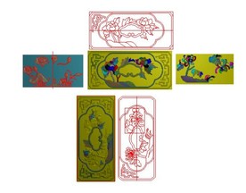 菊花抽斗 精雕图