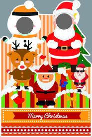 圣诞节拍照框图片 圣诞节拍照立