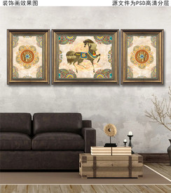 欧式复古装饰画