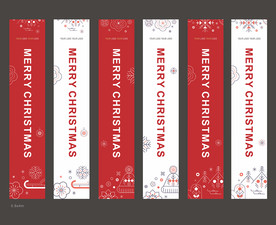 圣诞节道旗 圣诞节氛围包装