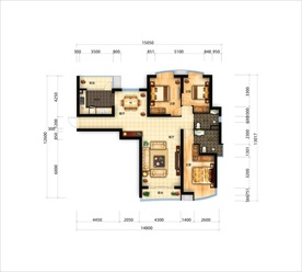室内彩色效果图