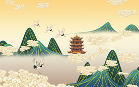 新中式青绿山水