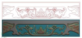 小象头沙发精雕图