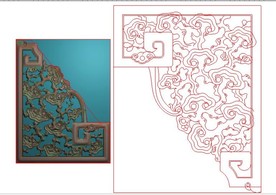 灵芝缕空家具图