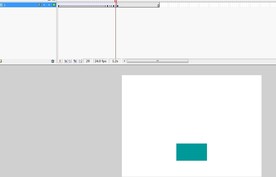 矩形的自由落体2秒缓动效果