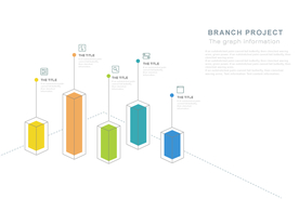 PPT商务信息图表流程结构图