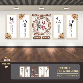 传统中医养生文化展板