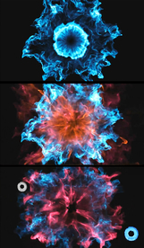 动感节奏火焰爆炸视频背景