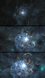 高清地心穿梭视频背景