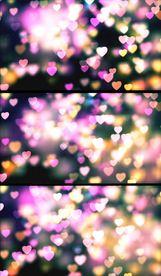 婚礼情人节彩色心形背景素材