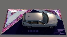 汽车展台SU模型