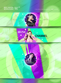 韩式酒吧开业轮播图背景图套图