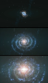 宇宙特效星系扩散视频素材