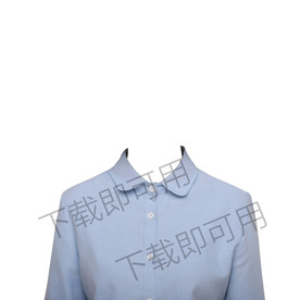 证件照蓝色衬衫