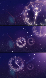 光影时钟动态视频背景