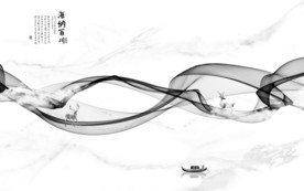 线条高清唯美背景墙TIF分层