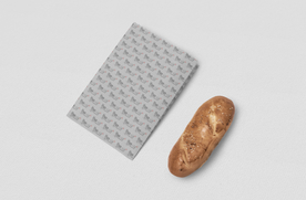 面包烘焙纸样机