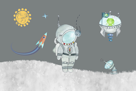 儿童房墙纸背景墙壁画壁纸壁画壁