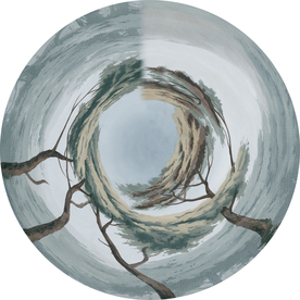 抽象条纹地毯图案设计圆毯圆垫