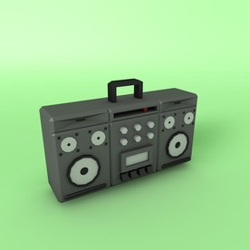 收音机建模 收音机 家电模型