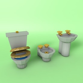 马桶 马桶模型 卫生间模型