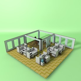 室内模型 办公模型 客厅模型