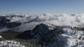 加拿大山脉中的山谷