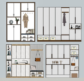 衣柜精细SU模型