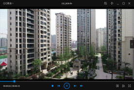 楼盘俯瞰航拍4K高清视频素材