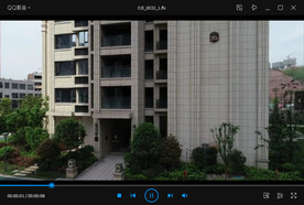 4k高清楼盘仰视航拍视频素材