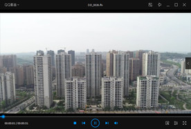 城市无人机航拍楼盘4K高清视频