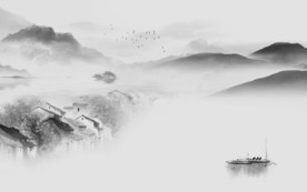 别墅 新款意境山水 TIF分层