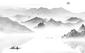 唯美高清意境山水 TIF分层