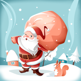 送礼物的圣诞老人