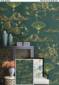新中式复古壁纸