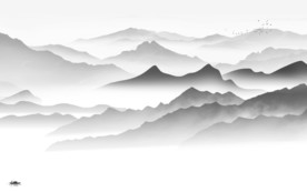 意境高档新款山水 TIF分层