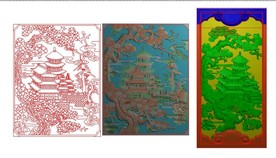 金玉满堂精雕图