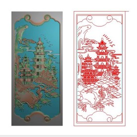 金玉满堂精雕图