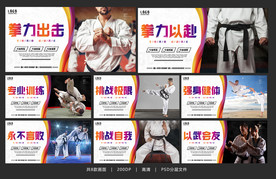 跆拳道海报