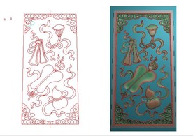 八仙八宝精雕图