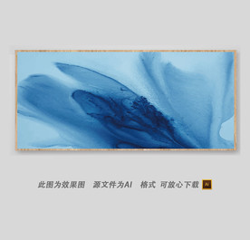 新中式抽象色彩装饰画