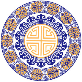 AI矢量中式花纹