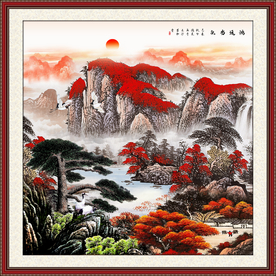 山水画国画山水画