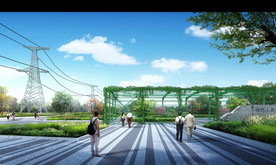 乡村绿化景观设计效果图