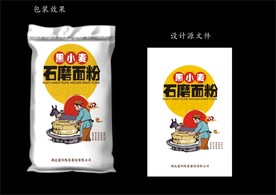 传统面粉包装