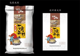传统面粉包装