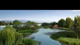 湿地景观设计效果图