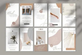 北欧极简手机海报