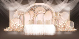 西式婚礼舞台设计效果图
